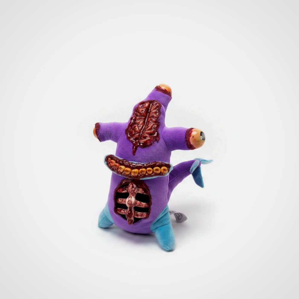 Saritasangerart - Horror art dreadly Alien Plush toy - Purple